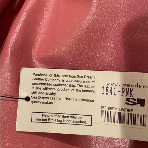 Pink Leather jacket - Picture 12 of 12